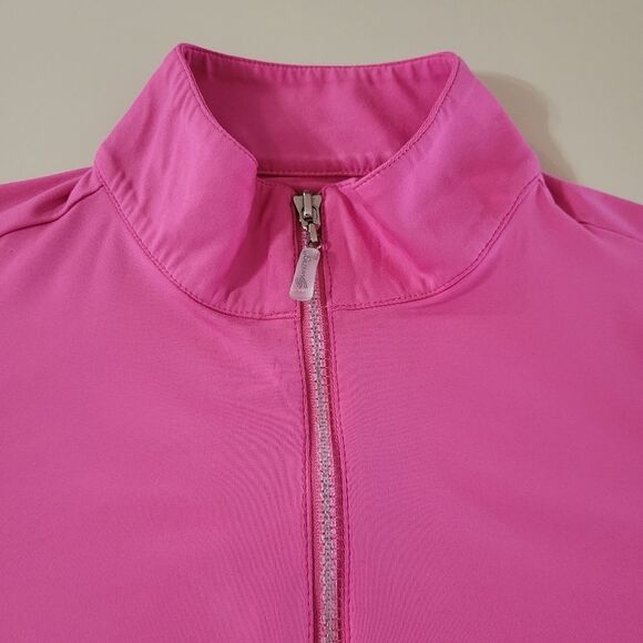 Swing Women's Pink Long Sleeve 1/4 Zip Pullover - Picture 7 of 13